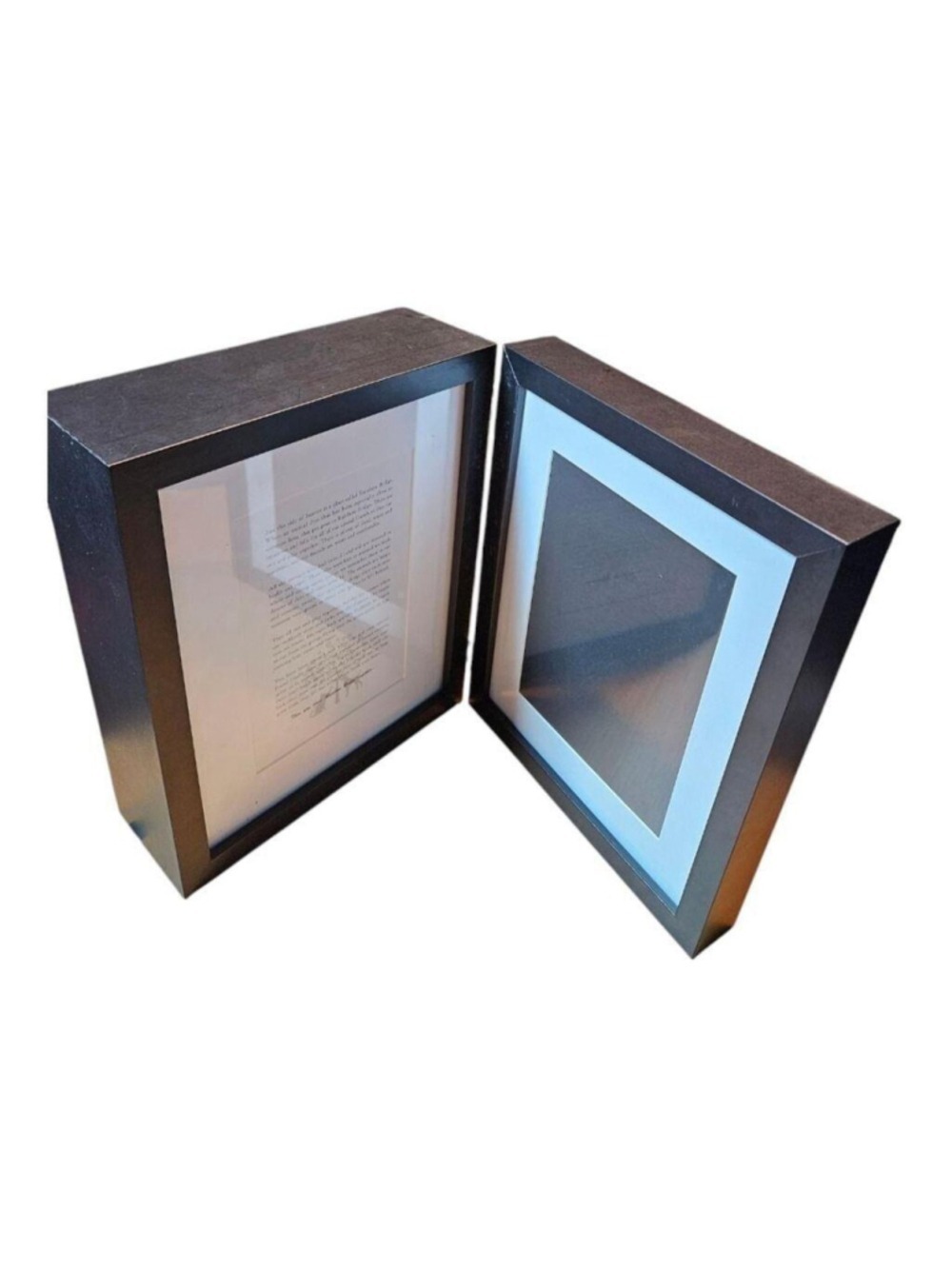 Black wooden Animal double picture frame - Picture 6 of 8